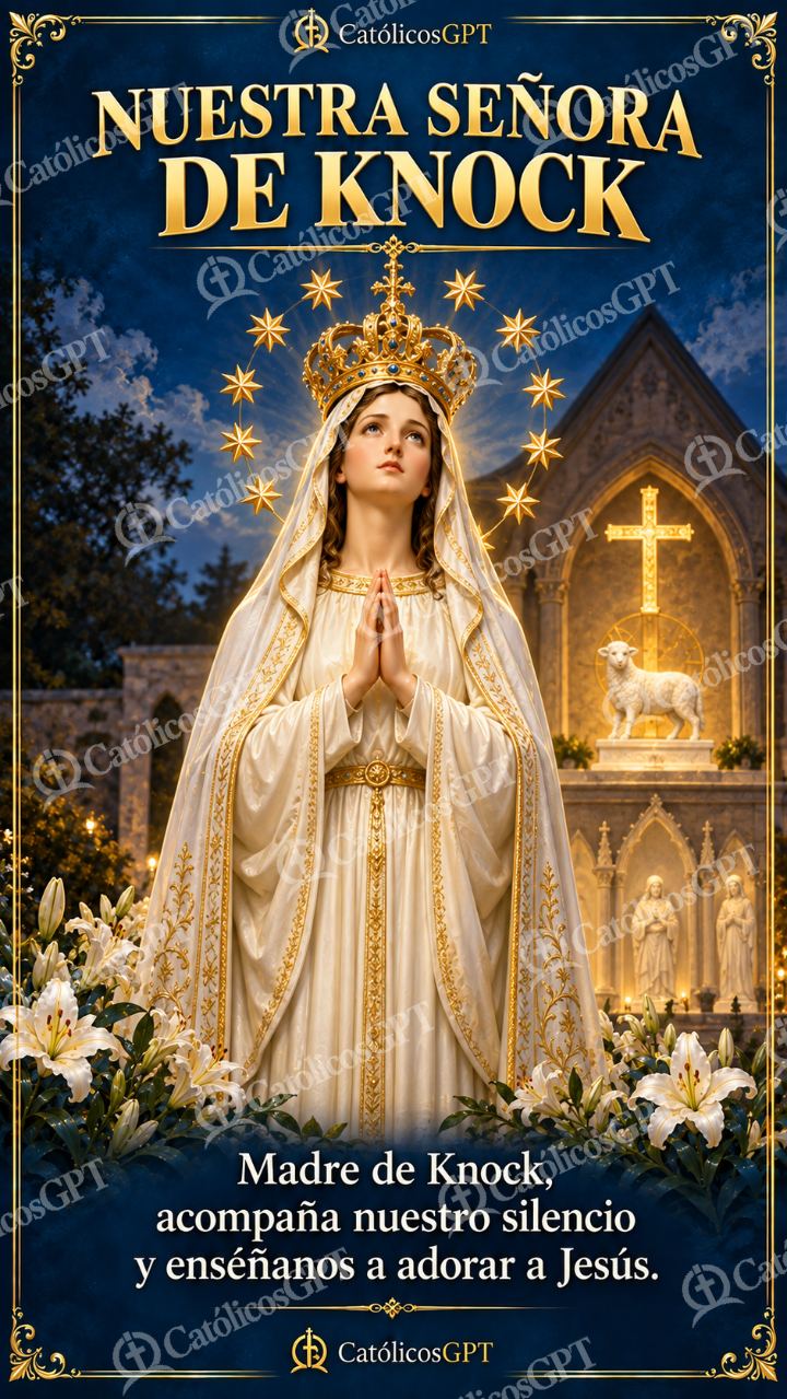Imagen católica de MARIA 073 NUESTRA SENORA DE KNOCK — Virgen María