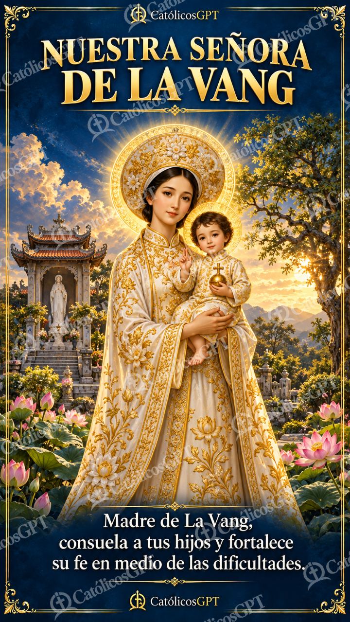 Imagen católica de MARIA 080 NUESTRA SENORA DE LA VANG — Virgen María