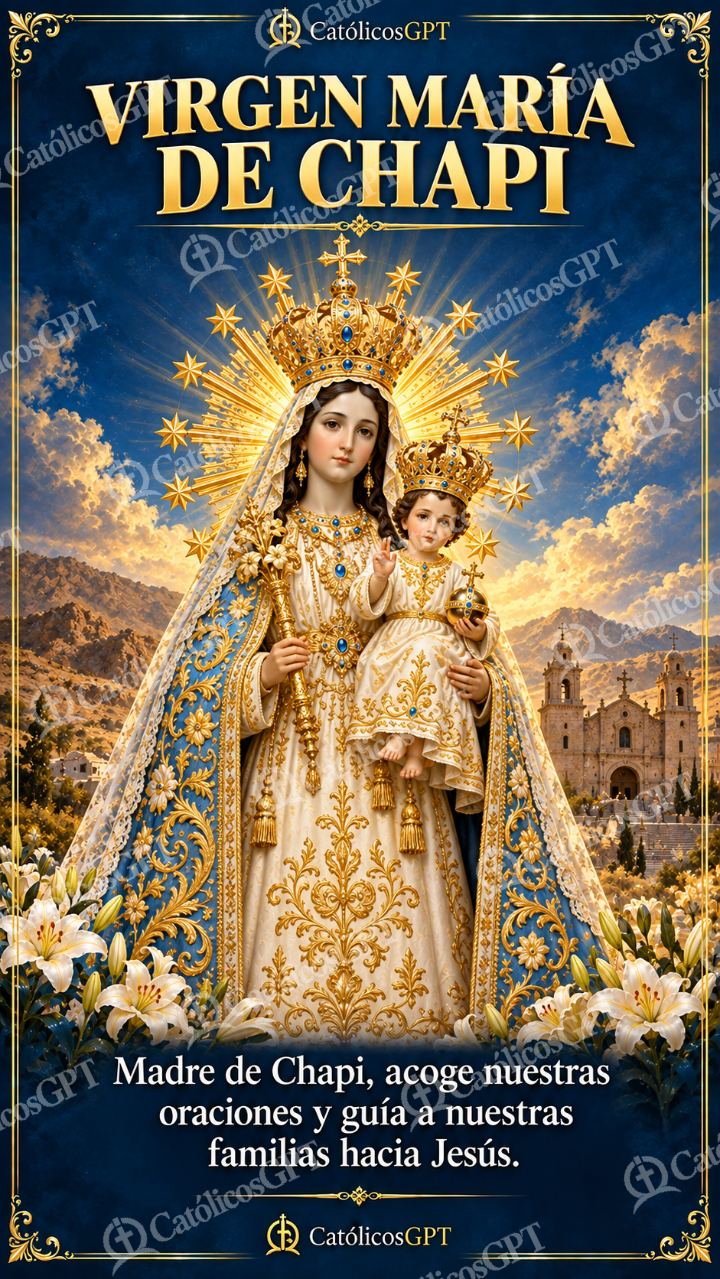Imagen católica de MARIA 094 VIRGEN MARIA DE CHAPI — Virgen María