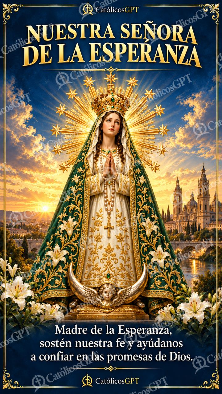 Imagen católica de MARIA 100 NUESTRA SENORA DE LA ESPERANZA — Virgen María