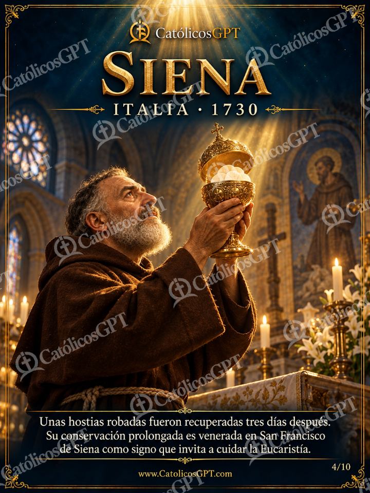 Imagen católica de Milagros Eucaristicos 04 de 10 — Sacramentos