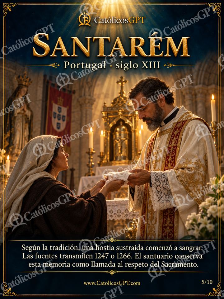 Imagen católica de Milagros Eucaristicos 05 de 10 — Sacramentos
