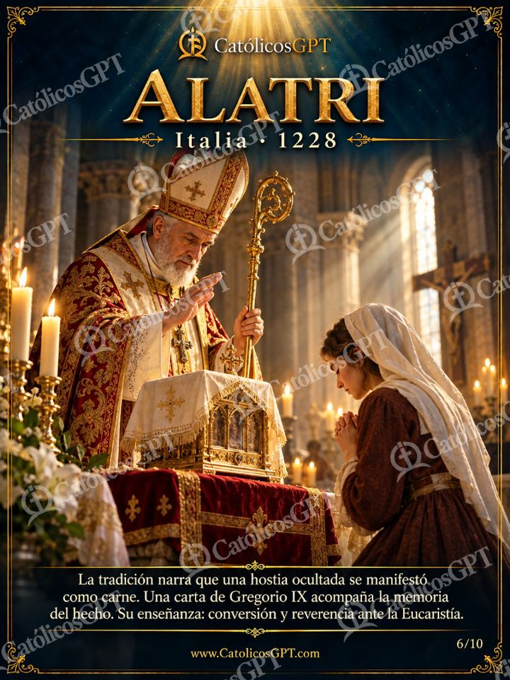 Imagen católica de Milagros Eucaristicos 06 de 10 — Sacramentos