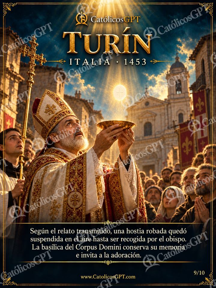 Imagen católica de Milagros Eucaristicos 09 de 10 — Sacramentos