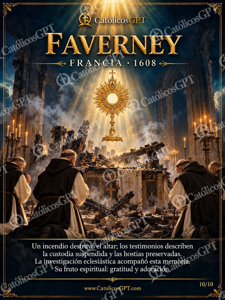 Imagen católica de Milagros Eucaristicos 10 de 10 — Sacramentos