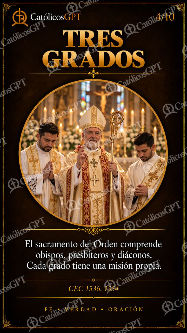 Imagen católica de Orden Sacerdotal 04 CatolicosGPT 9x16 — Formación católica