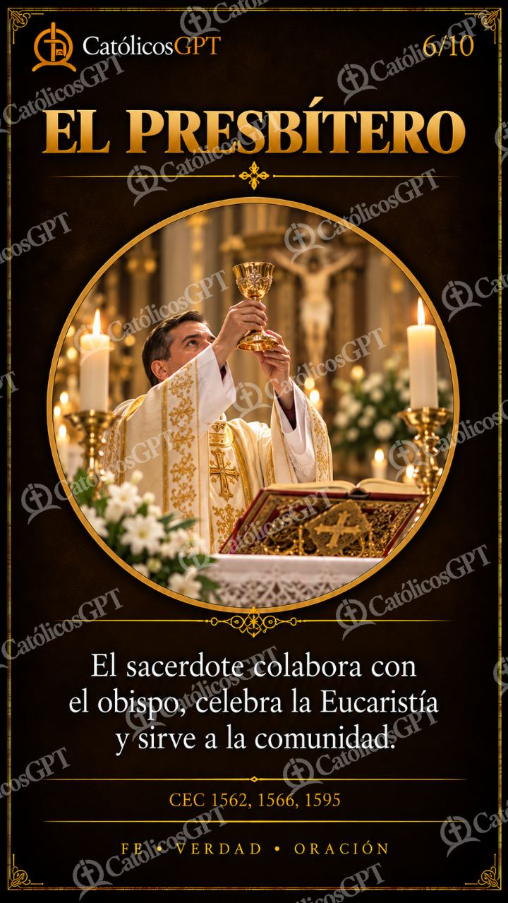 Imagen católica de Orden Sacerdotal 06 CatolicosGPT 9x16 — Formación católica