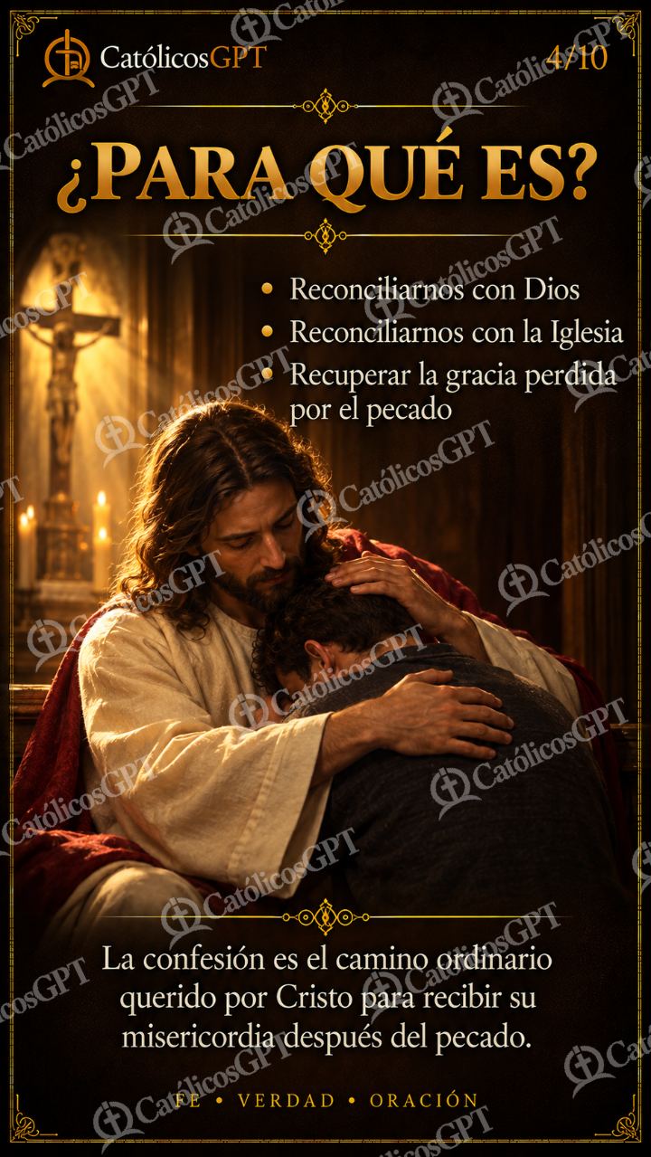 Imagen católica de Para Que es la Confesion — Sacramentos