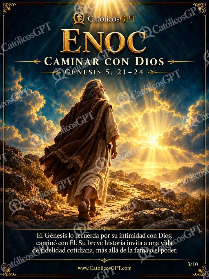 Imagen católica de Patriarcas Antiguo Testamento 03 Enoc — Formación católica