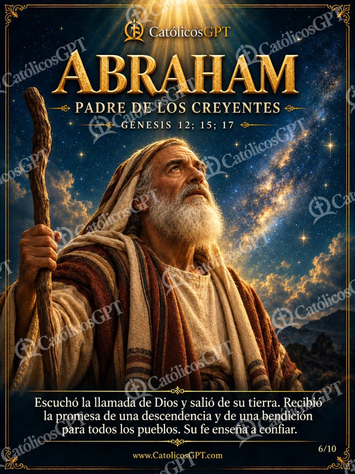 Imagen católica de Patriarcas Antiguo Testamento 06 Abraham — Formación católica