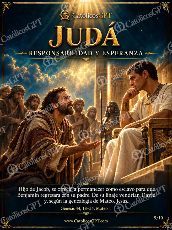 Imagen católica de Patriarcas Antiguo Testamento 09 Juda — Formación católica