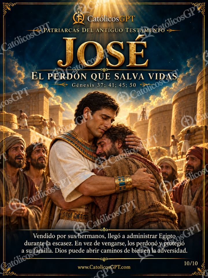 Imagen católica de Patriarcas Antiguo Testamento 10 Jose — Formación católica