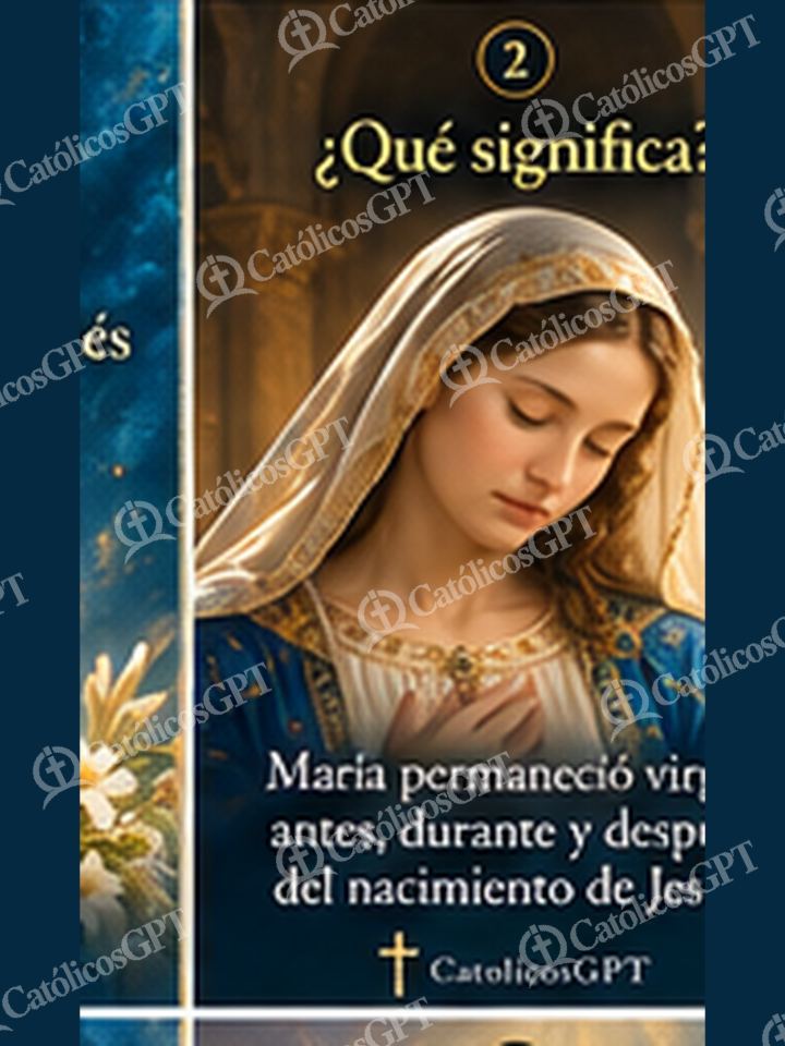 Imagen católica de Perpetua Virginidad 02 de 10 — Formación católica
