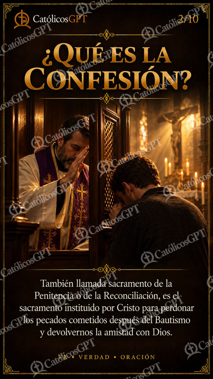 Imagen católica de Que es la Confesion — Sacramentos
