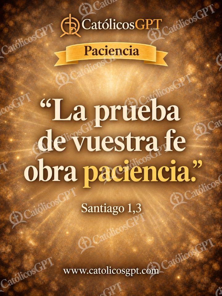 Imagen católica de QUOTE 006 PACIENCIA SANTIAGO 1 3 — Formación católica