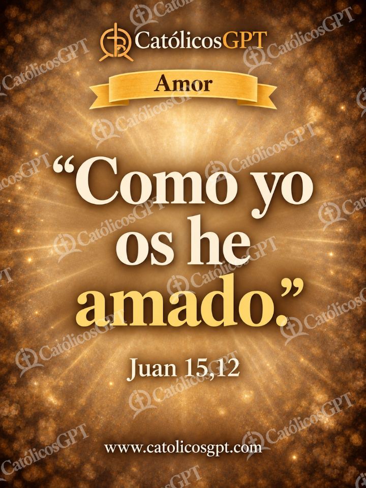 Imagen católica de QUOTE 026 AMOR JUAN 15 12 — Formación católica