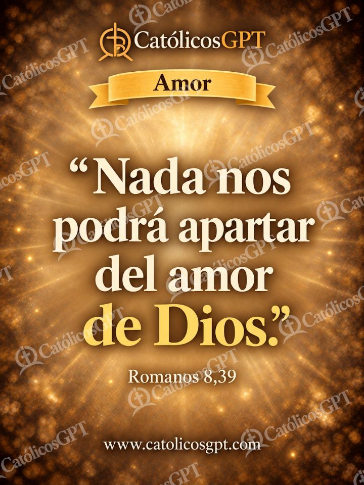 Imagen católica de QUOTE 030 AMOR ROMANOS 8 39 — Formación católica