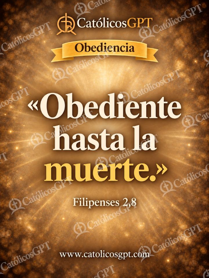 Imagen católica de QUOTE 039 OBEDIENCIA FILIPENSES 2 8 — Formación católica