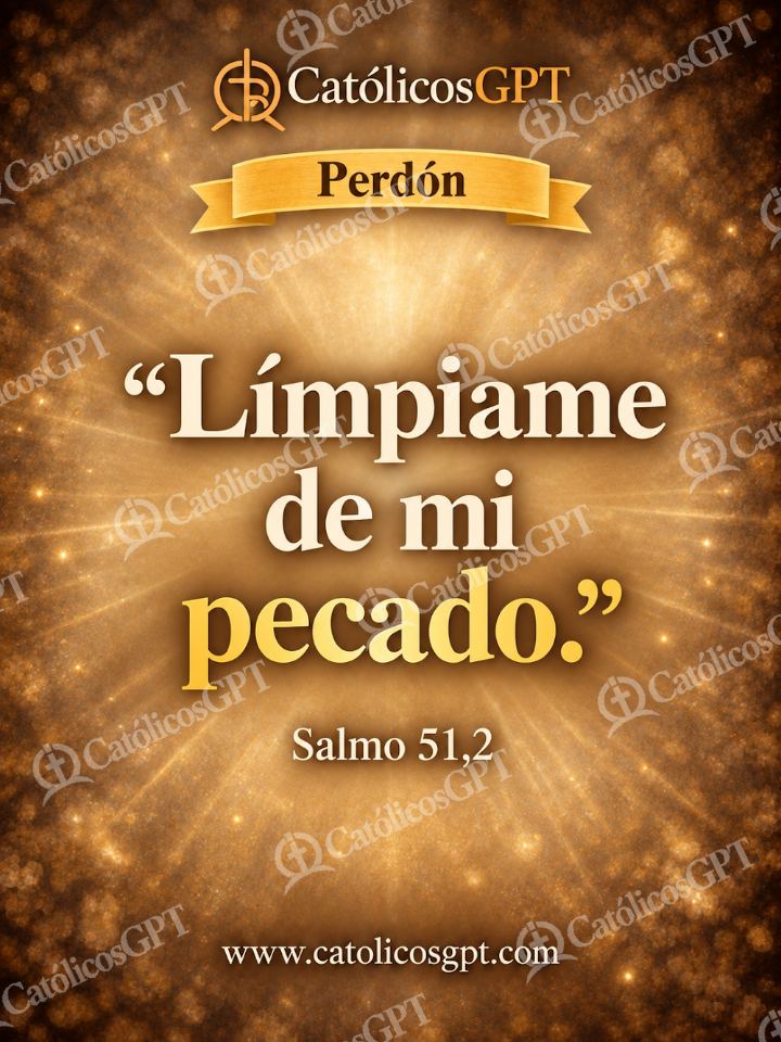 Imagen católica de QUOTE 053 PERDON SALMO 51 2 — Formación católica