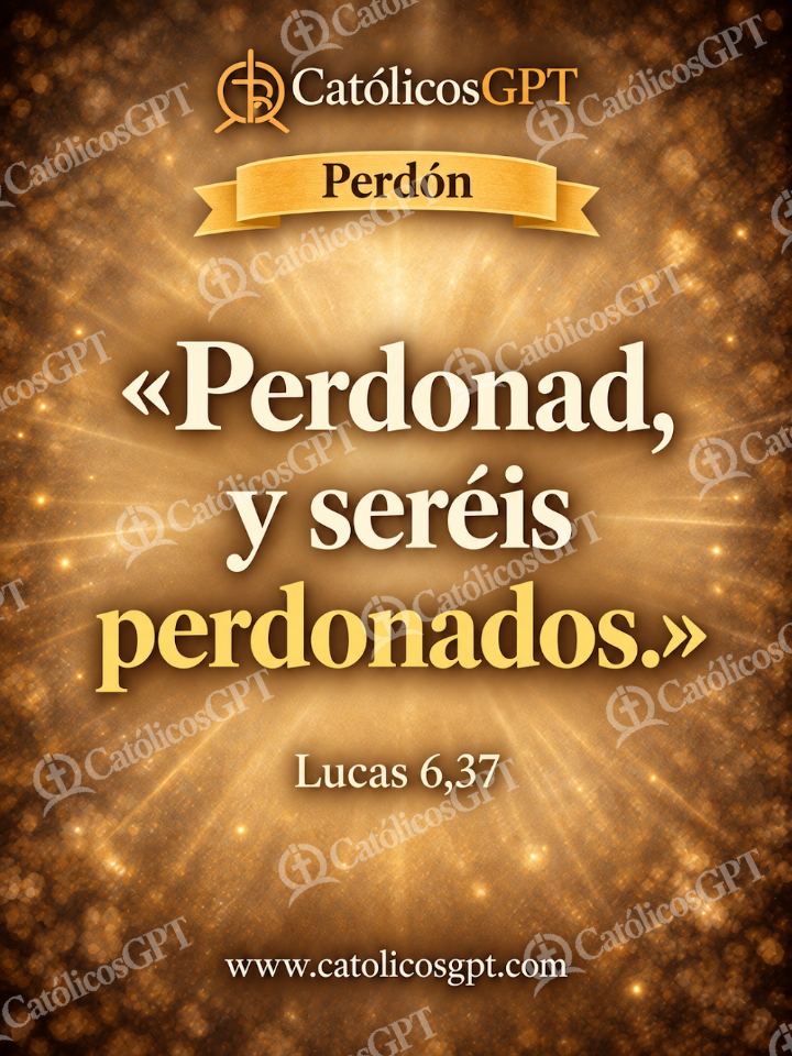 Imagen católica de QUOTE 056 PERDON LUCAS 6 37 — Formación católica