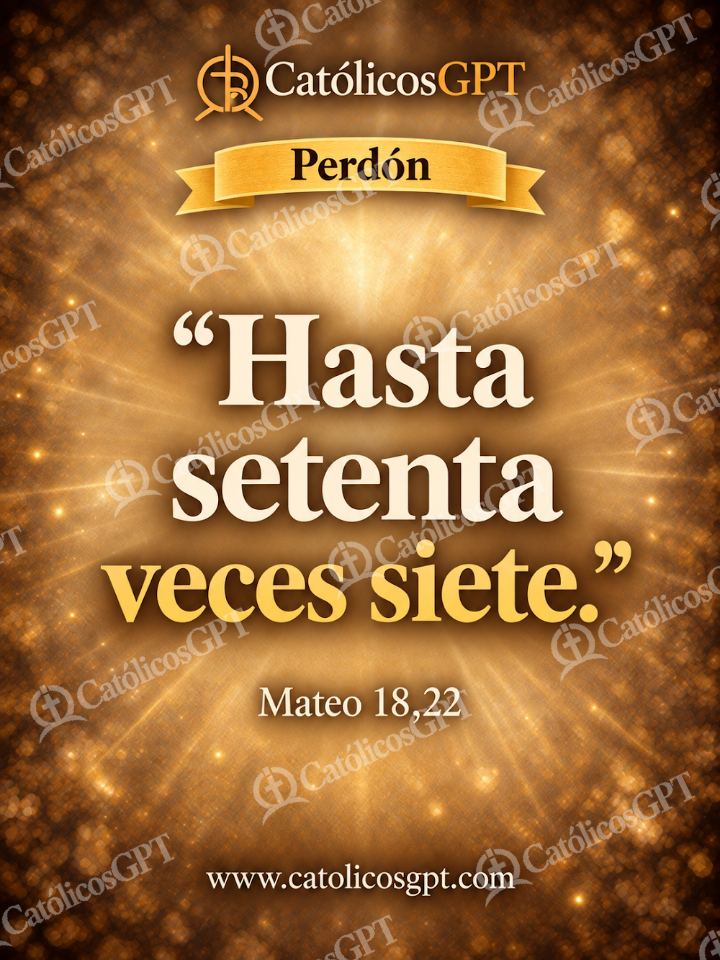 Imagen católica de QUOTE 057 PERDON MATEO 18 22 — Formación católica