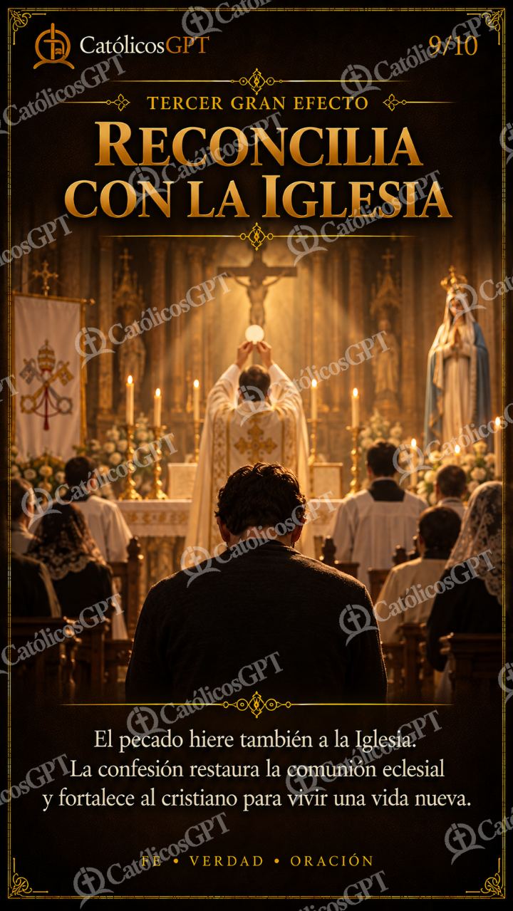 Imagen católica de Reconcilia con la Iglesia — Formación católica
