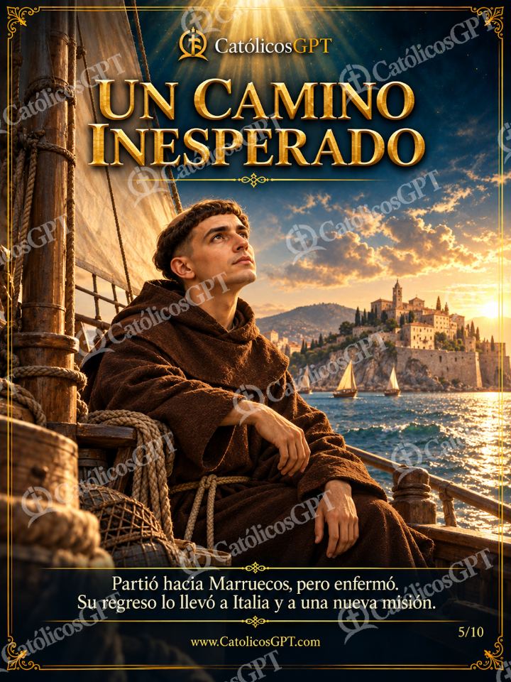 Imagen católica de San Antonio de Padua 05 UN CAMINO INESPERADO — Santos y arcángeles