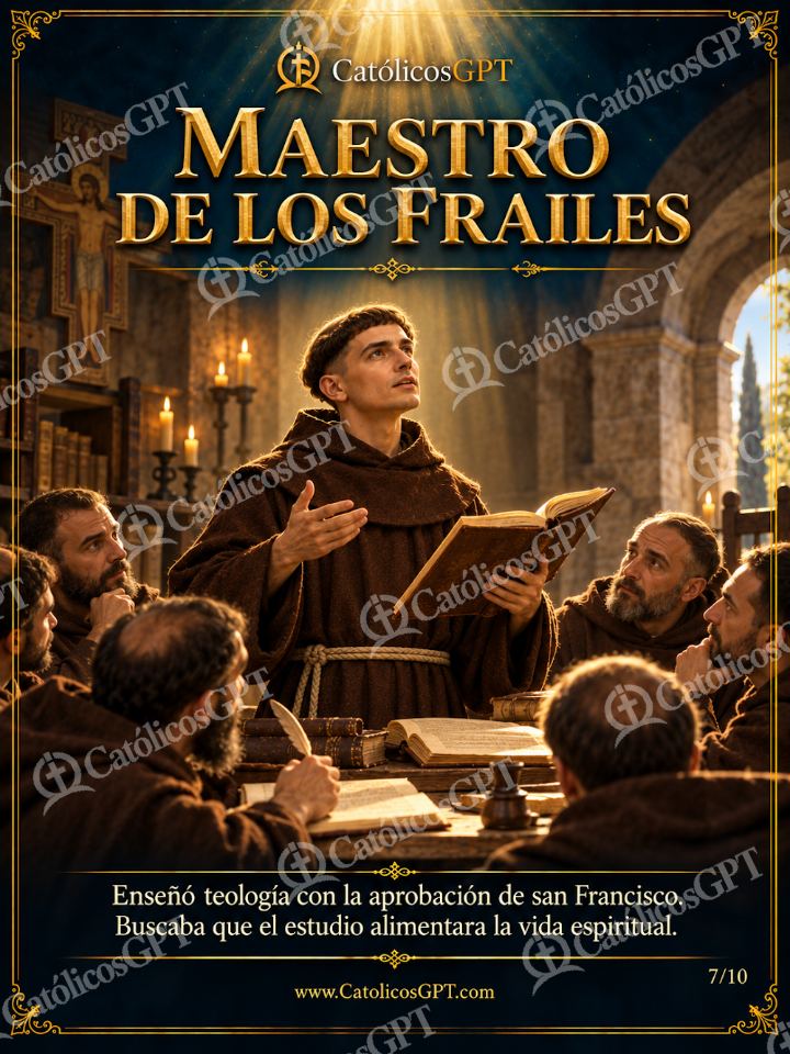 Imagen católica de San Antonio de Padua 07 MAESTRO DE LOS FRAILES — Santos y arcángeles
