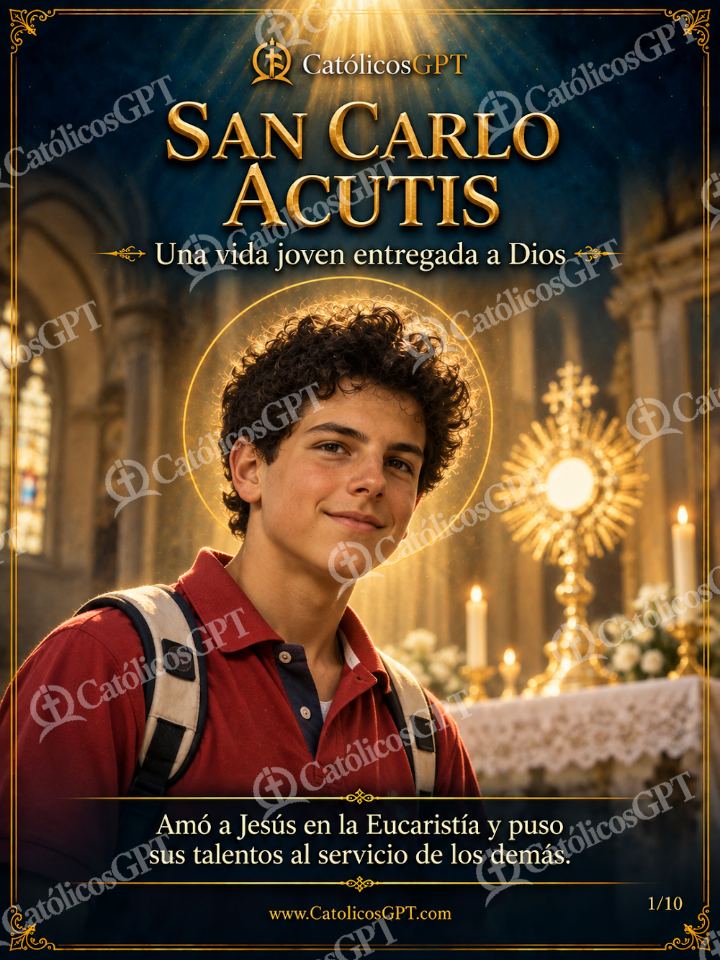 Imagen católica de San Carlo Acutis 01 San Carlo Acutis vida y espiritualidad — Santos y arcángeles
