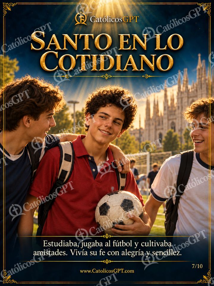 Imagen católica de San Carlo Acutis 07 SANTO EN LO COTIDIANO — Santos y arcángeles