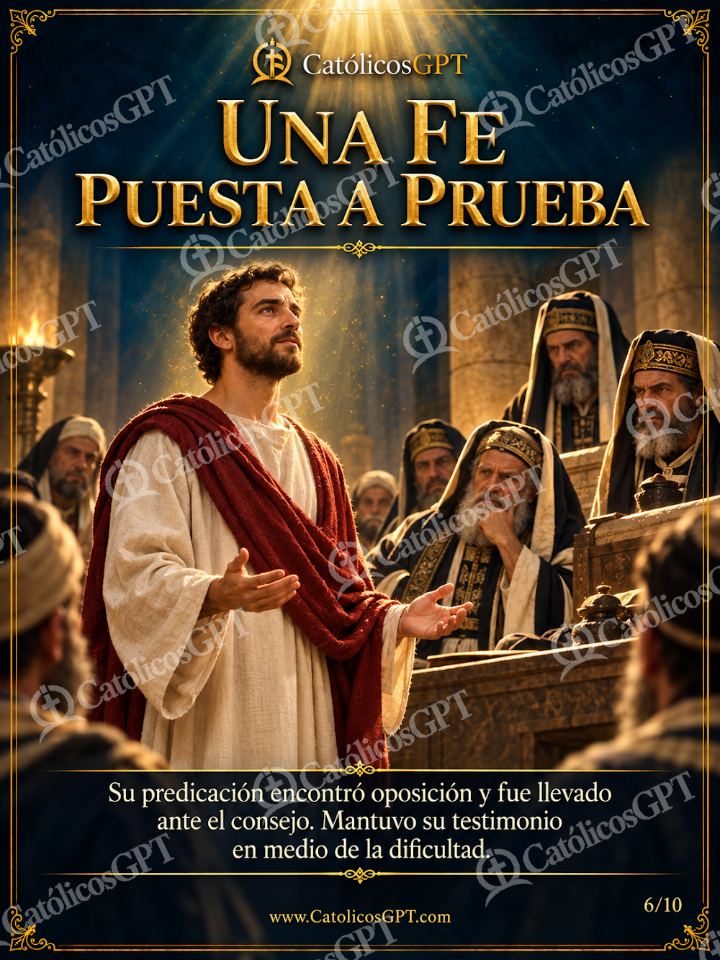 Imagen católica de San Esteban 06 UNA FE PUESTA A PRUEBA — Santos y arcángeles