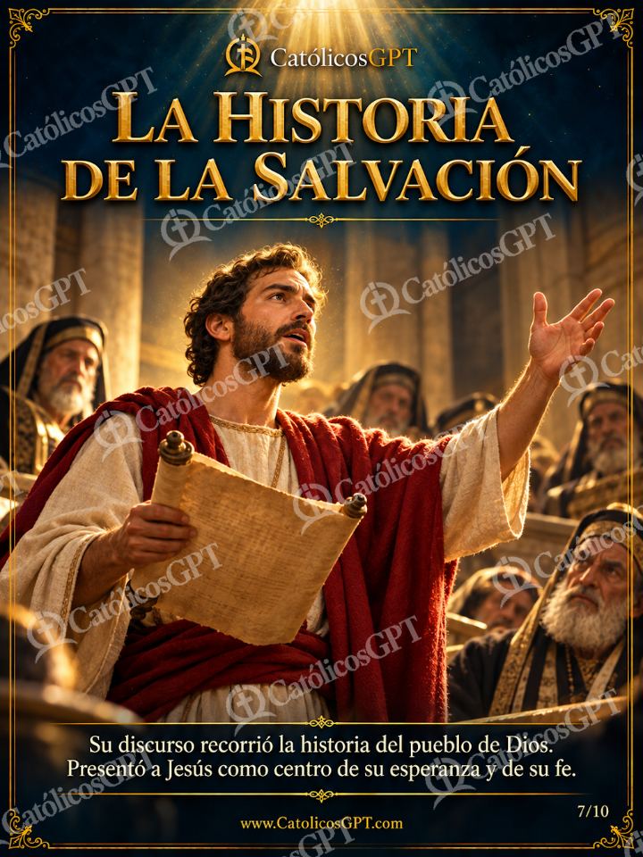 Imagen católica de San Esteban 07 LA HISTORIA DE LA SALVACION — Santos y arcángeles
