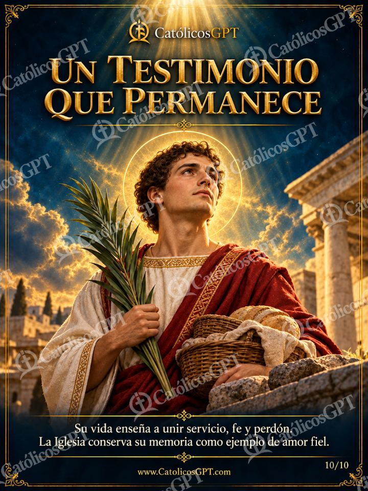 Imagen católica de San Esteban 10 UN TESTIMONIO QUE PERMANECE — Santos y arcángeles