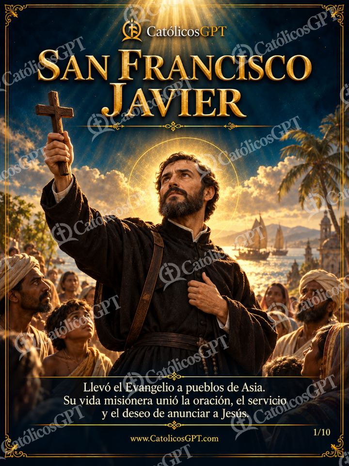 Imagen católica de San Francisco Javier 01 SAN FRANCISCO JAVIER — Santos y arcángeles