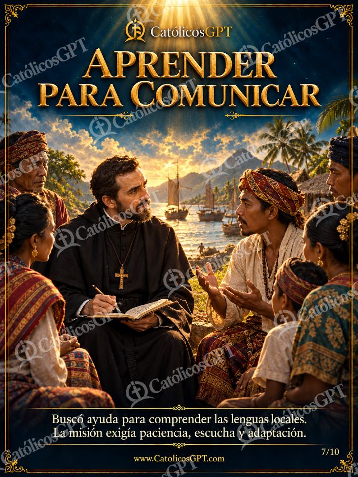Imagen católica de San Francisco Javier 07 APRENDER PARA COMUNICAR — Santos y arcángeles