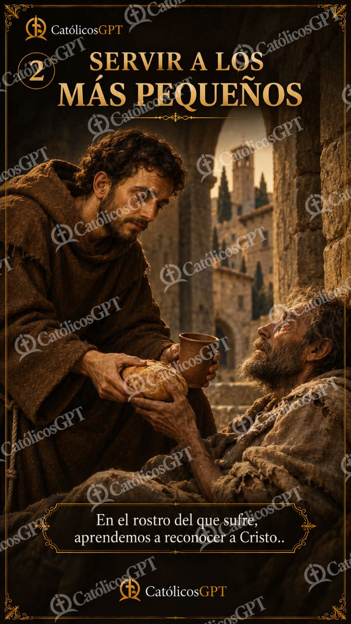 Imagen católica de San Francisco Servicio a los Pobres — Santos y arcángeles