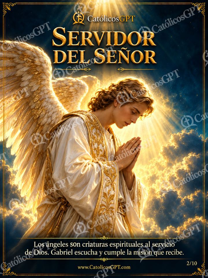 Imagen católica de San Gabriel Arcangel 02 SERVIDOR DEL SENOR — Santos y arcángeles