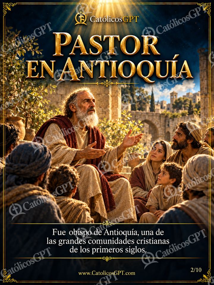 Imagen católica de San Ignacio de Antioquia 02 de 10 — Santos y arcángeles