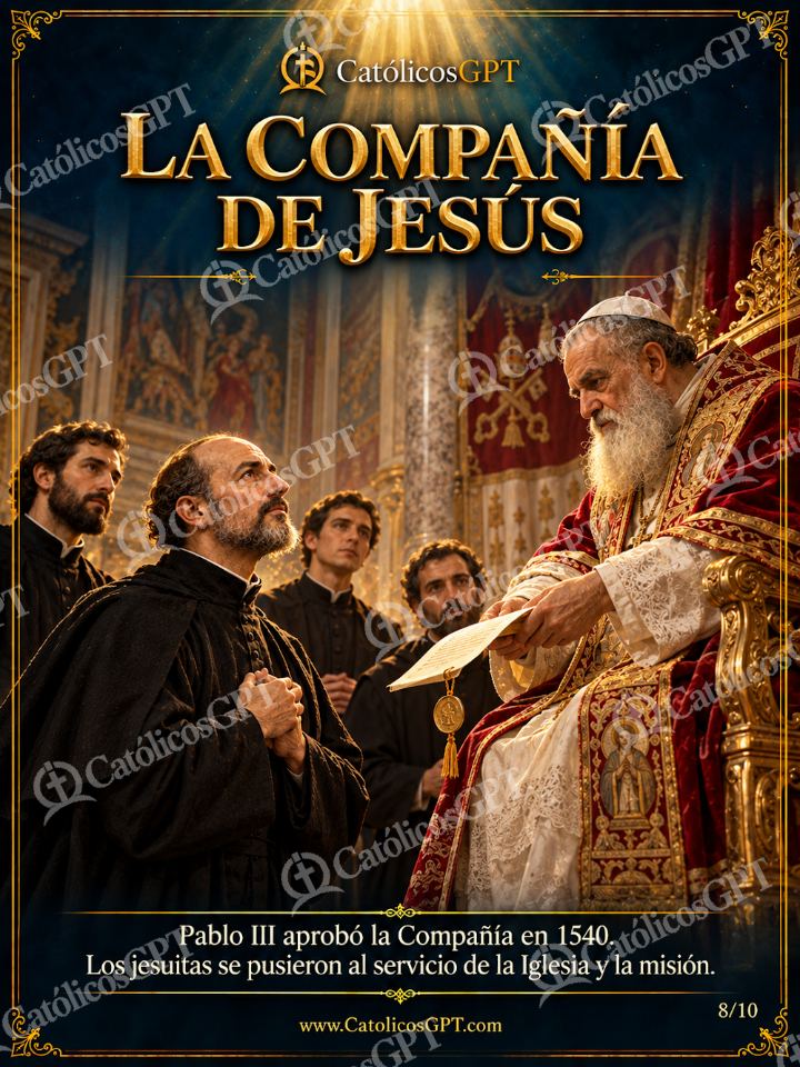 Imagen católica de San Ignacio de Loyola 08 LA COMPANIA DE JESUS — Santos y arcángeles