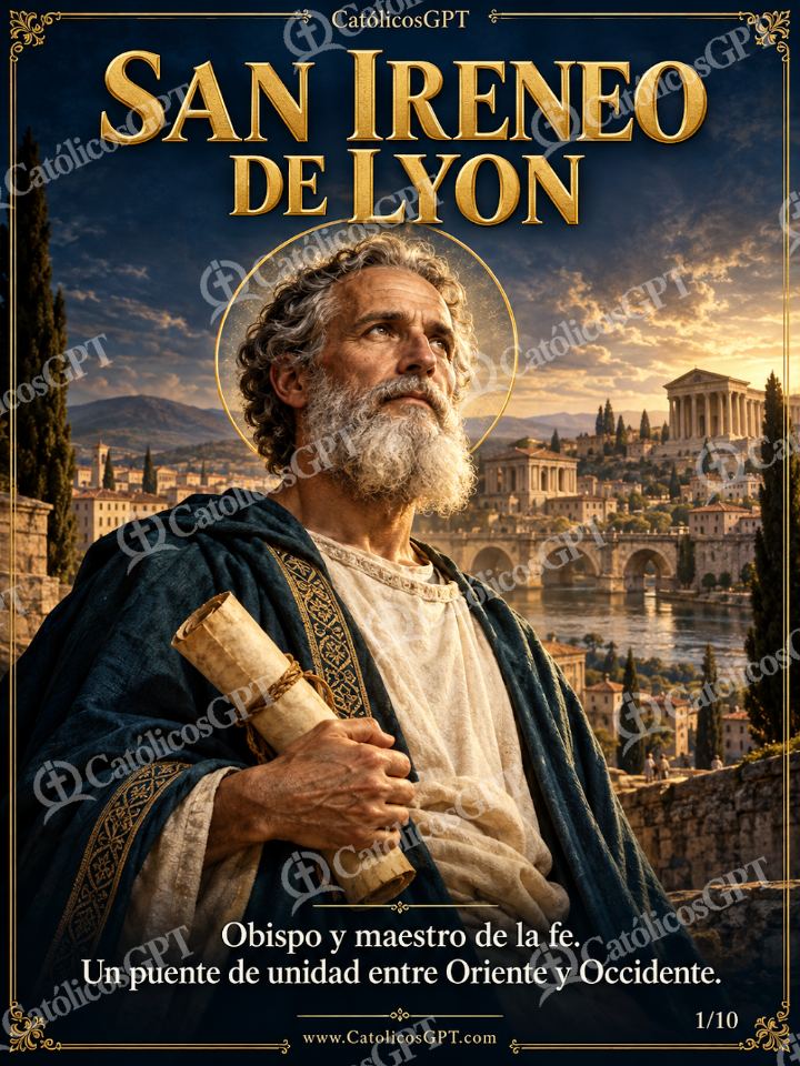 Imagen católica de San Ireneo de Lyon 01 de 10 — Santos y arcángeles