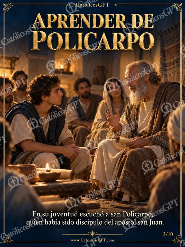 Imagen católica de San Ireneo de Lyon 03 de 10 — Santos y arcángeles