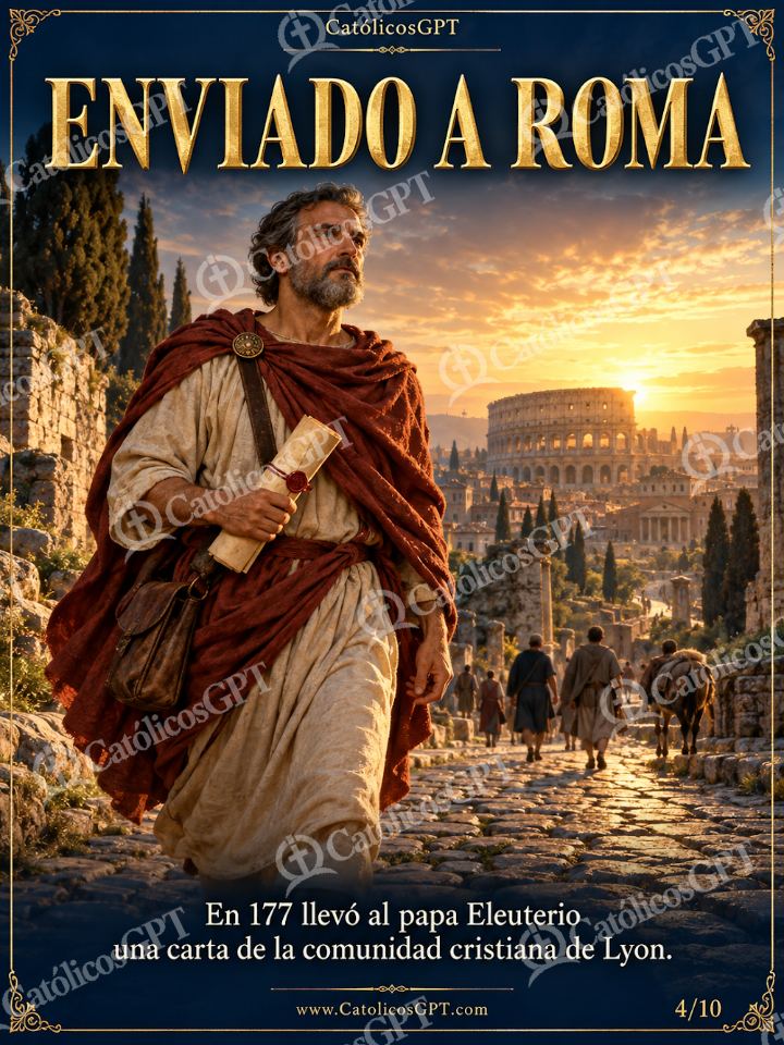 Imagen católica de San Ireneo de Lyon 04 de 10 — Santos y arcángeles