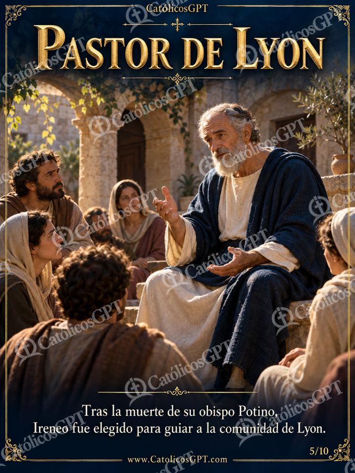 Imagen católica de San Ireneo de Lyon 05 de 10 — Santos y arcángeles