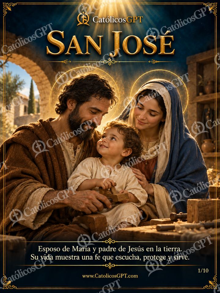 Imagen católica de San Jose 01 SAN JOSE — Santos y arcángeles
