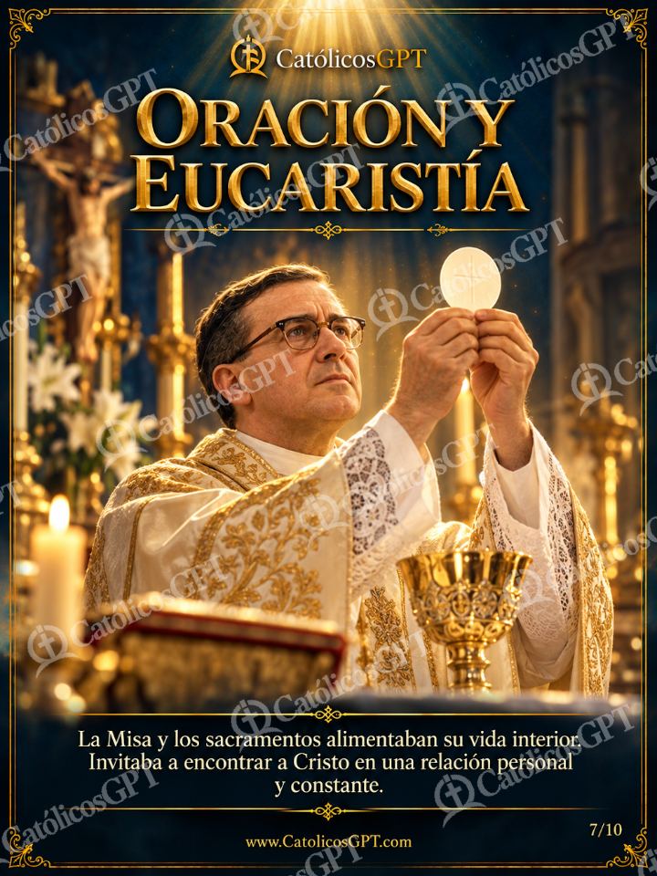 Imagen católica de San Josemaria Escriva 07 ORACION Y EUCARISTIA — Virgen María