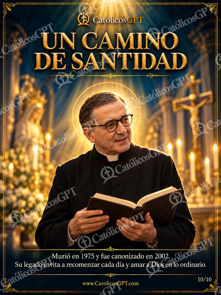 Imagen católica de San Josemaria Escriva 10 UN CAMINO DE SANTIDAD — Virgen María