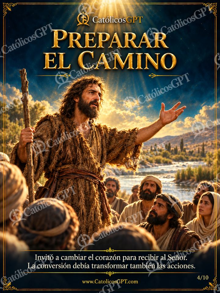 Imagen católica de San Juan Bautista 04 PREPARAR EL CAMINO — Sacramentos