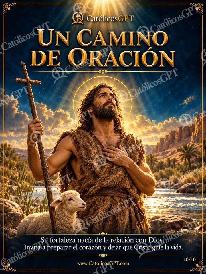 Imagen católica de San Juan Bautista 10 UN CAMINO DE ORACION — Sacramentos