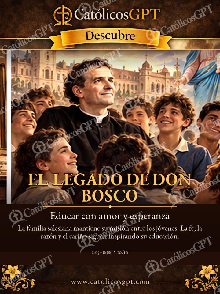 Imagen católica de San Juan Bosco Suenos el-legado-de-don-bosco — Vidas de Santos