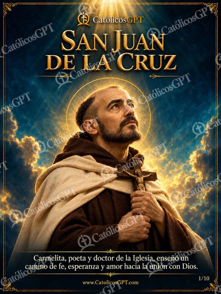 Imagen católica de San Juan de la Cruz 01 SAN JUAN DE LA CRUZ — Santos y arcángeles